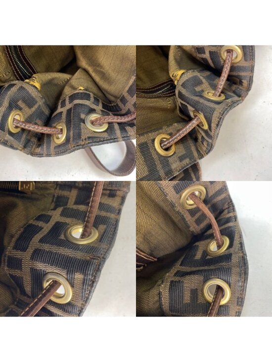 Fendi Backpack Zucca Pecan Travel Business